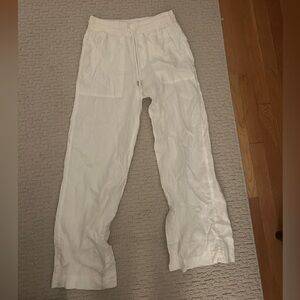 Athleta Men's White Drawstring Joggers